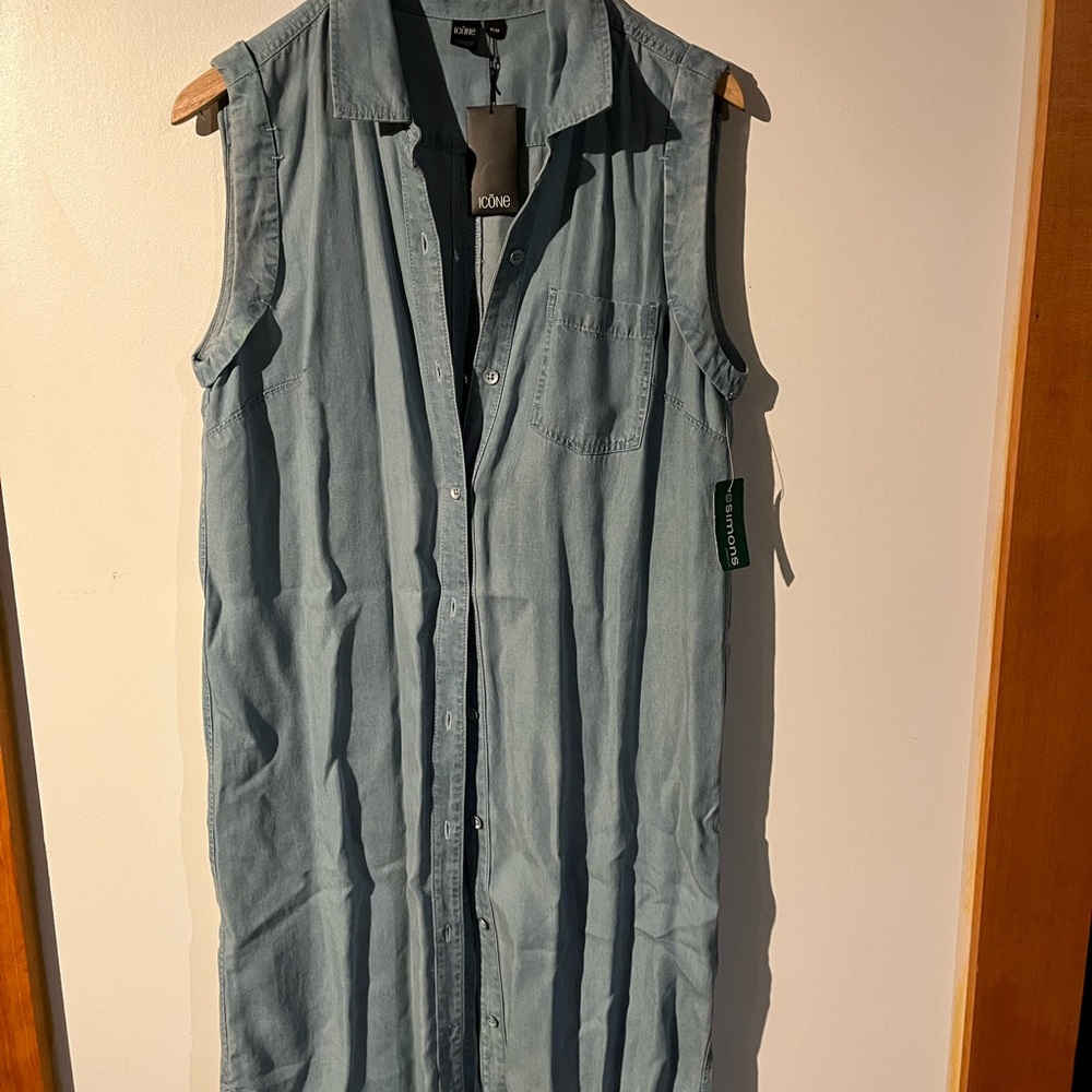 Iconic Denim Sleeveless Dress